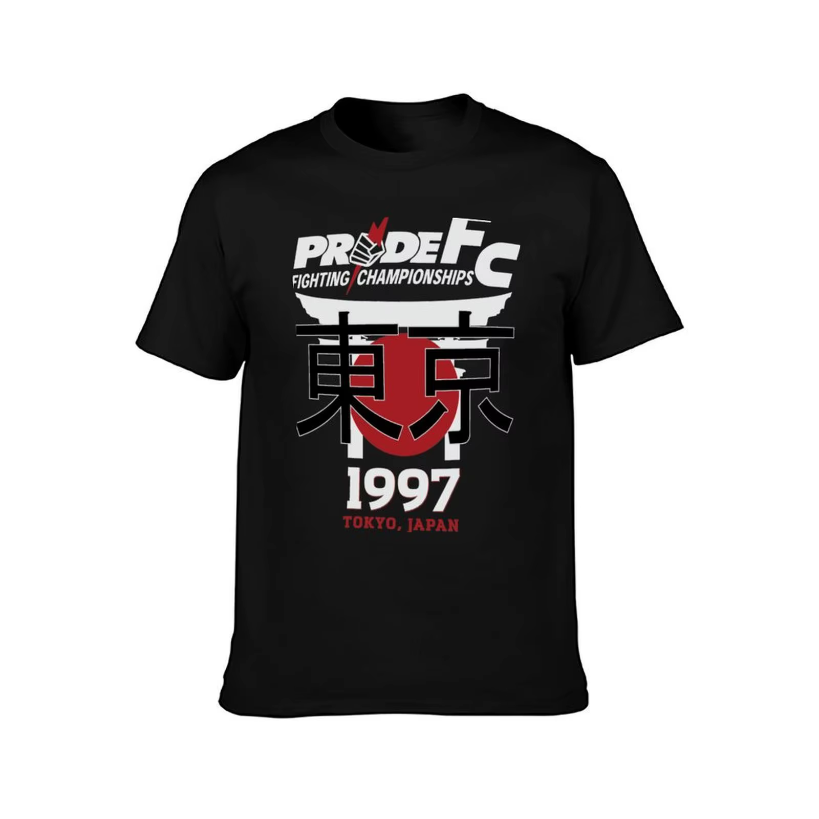 Pride FC Vintage 1997 Tokyo Japon T-shirt à motif graphique créatif