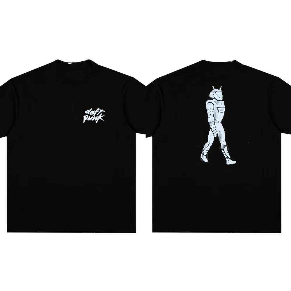 T-shirt d'été Daft Punk pour hommes