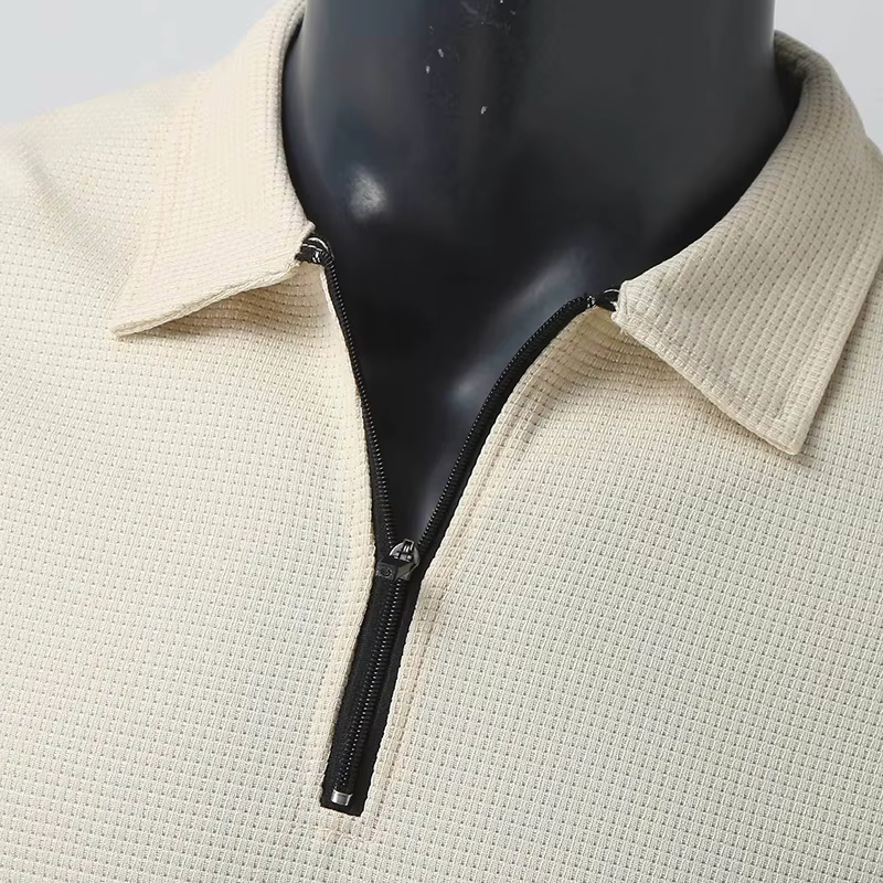 Polo d'été à manches longues pour hommes