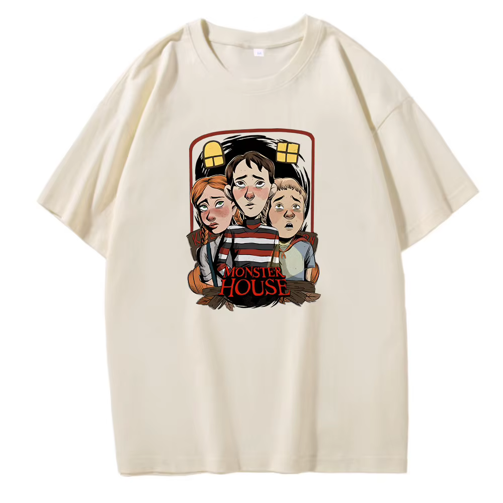 T-shirt imprimé dessin animé Monster House