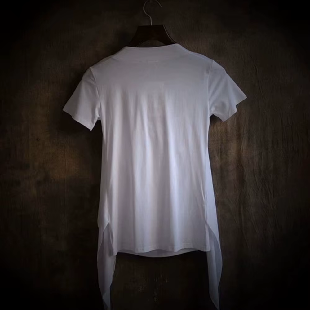 T-shirt homme uni à manches courtes