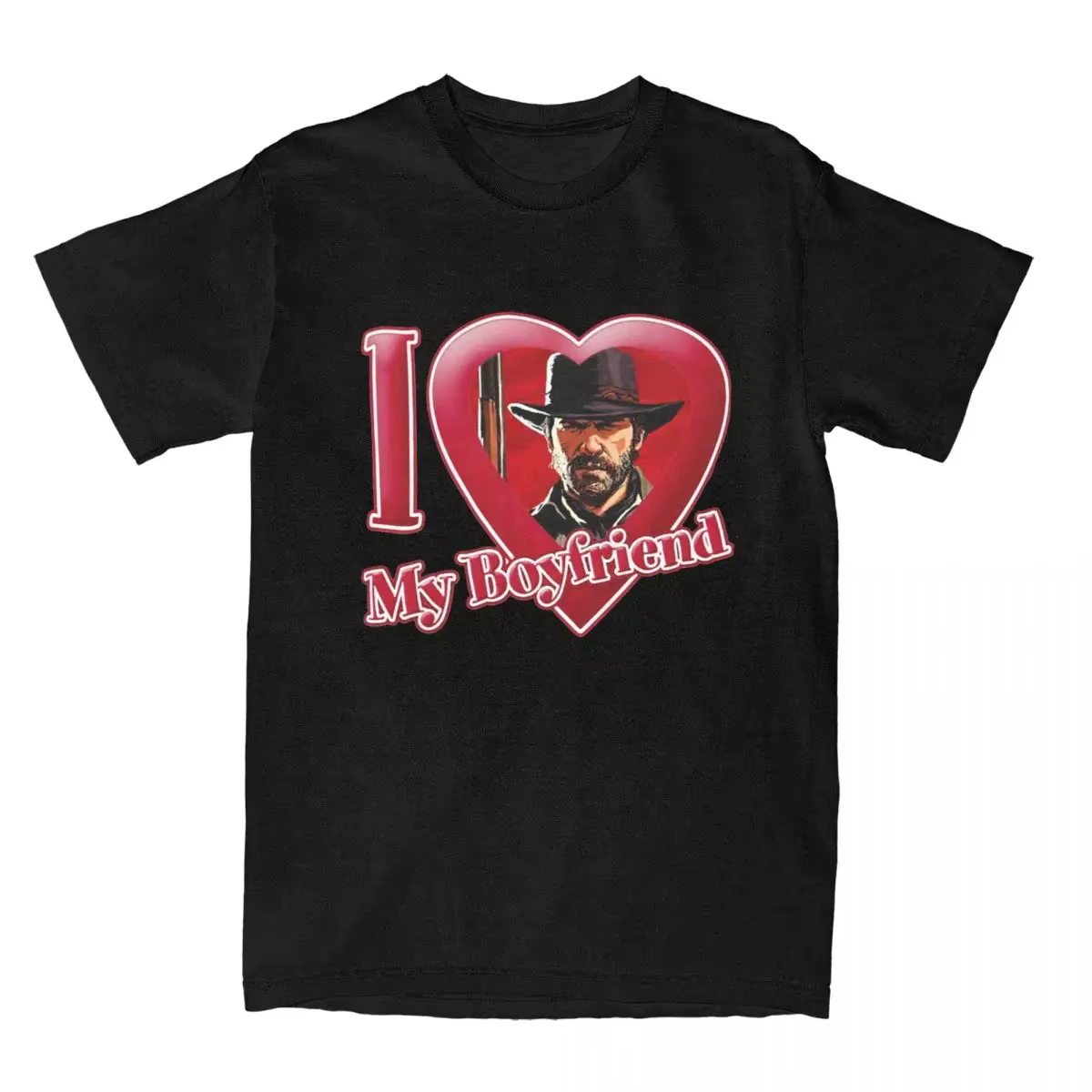 T-Shirt à Col Rond en Coton pour Homme