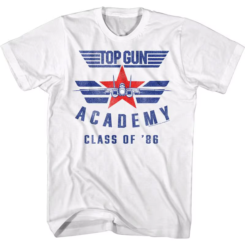 Top Gun Academy classe de 86 t-shirt homme marine chasseur Jet pilote Tomcat Maverick