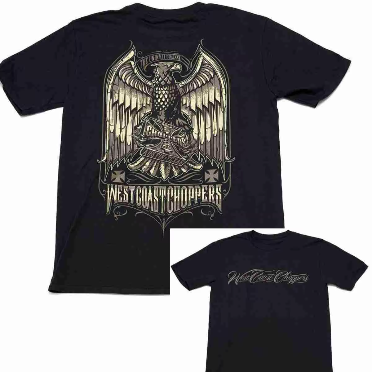 T-shirt graphique vintage West Coast Choppers 100% coton