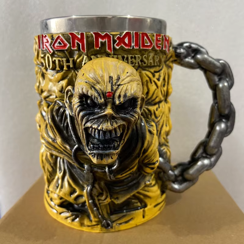 Iron Maiden 50e bande modèle périphérique tasse