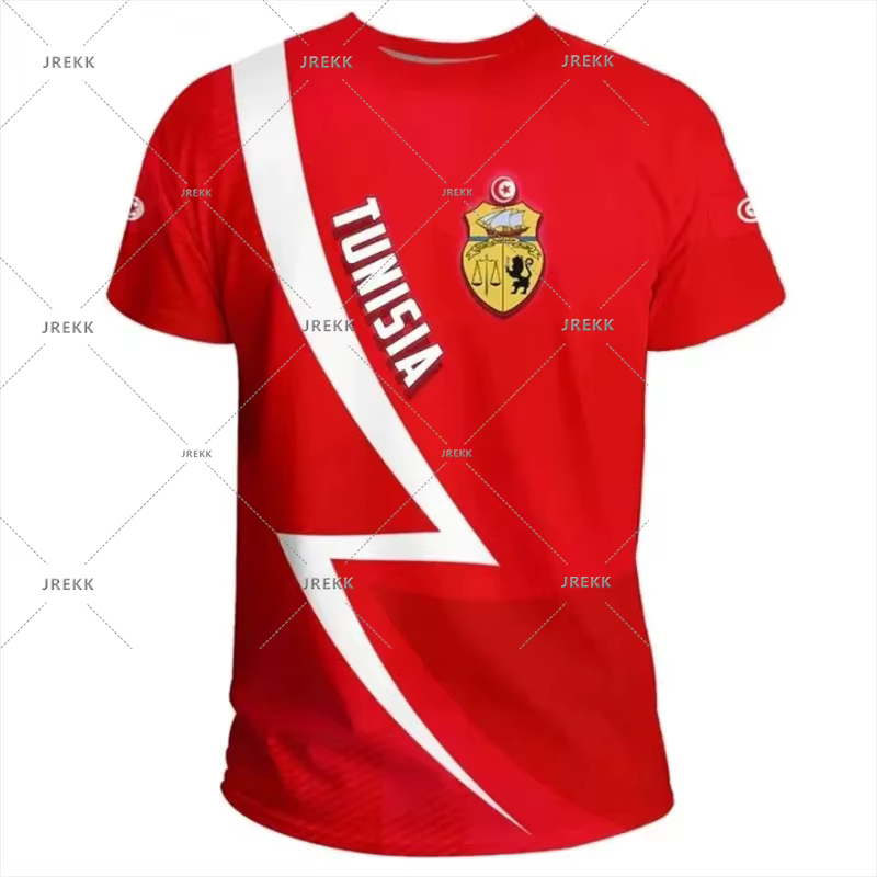 T-shirt à manches courtes et col rond pour hommes