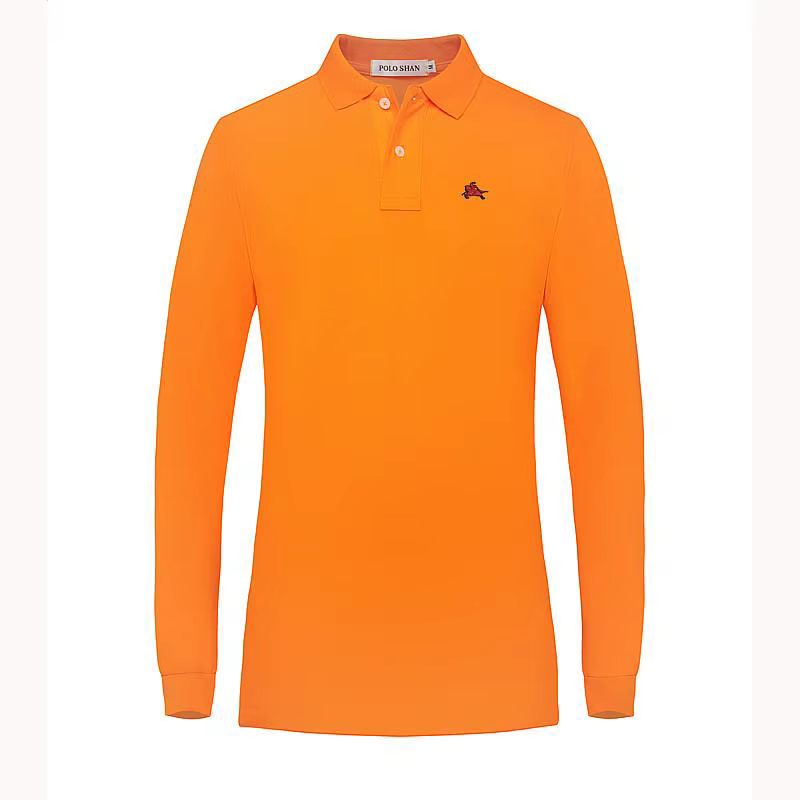 Polo décontracté avec logo brodé pour femmes