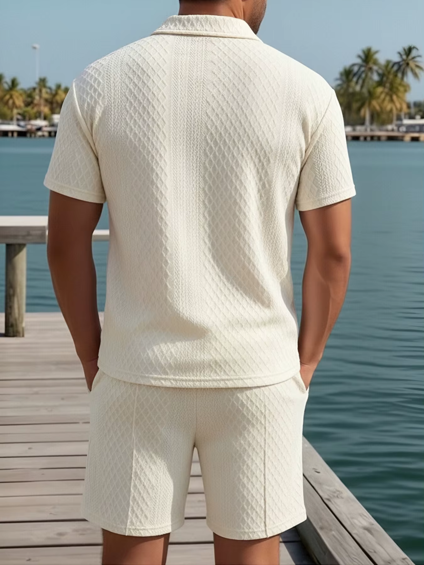 Ensemble polo et short pour homme