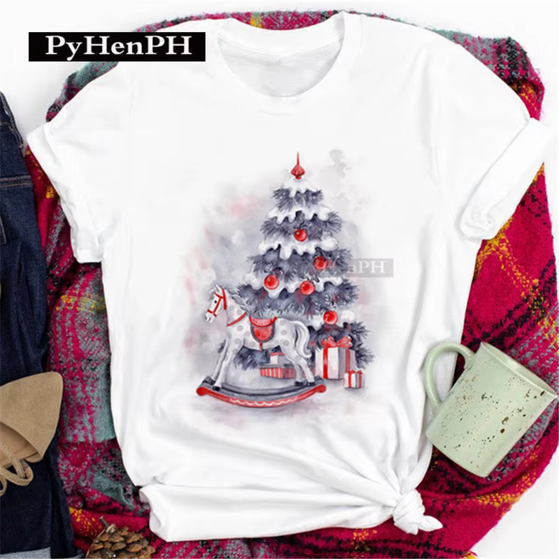 T-shirt Joyeux Noël, cadeau de Noël personnalisé et exquis