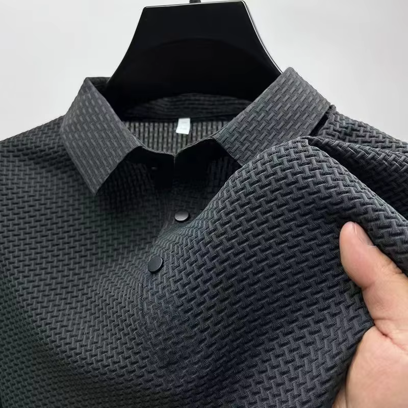 Polos de travail haut de gamme pour hommes à manches courtes
