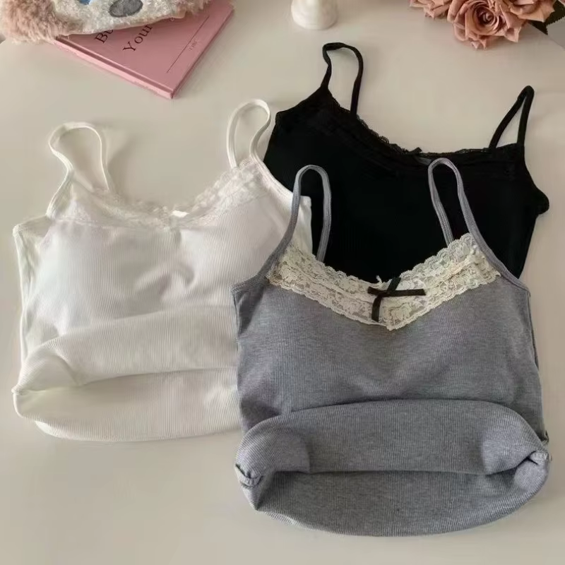 Crop Top en Dentelle pour Femme
