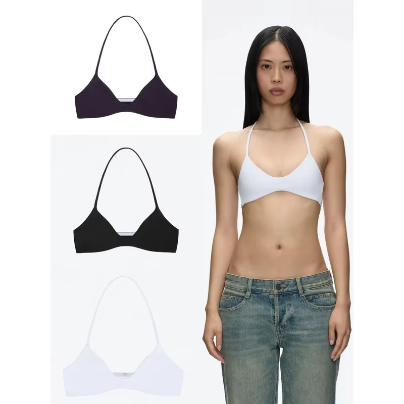 Soutien-gorge à col halter pour femme