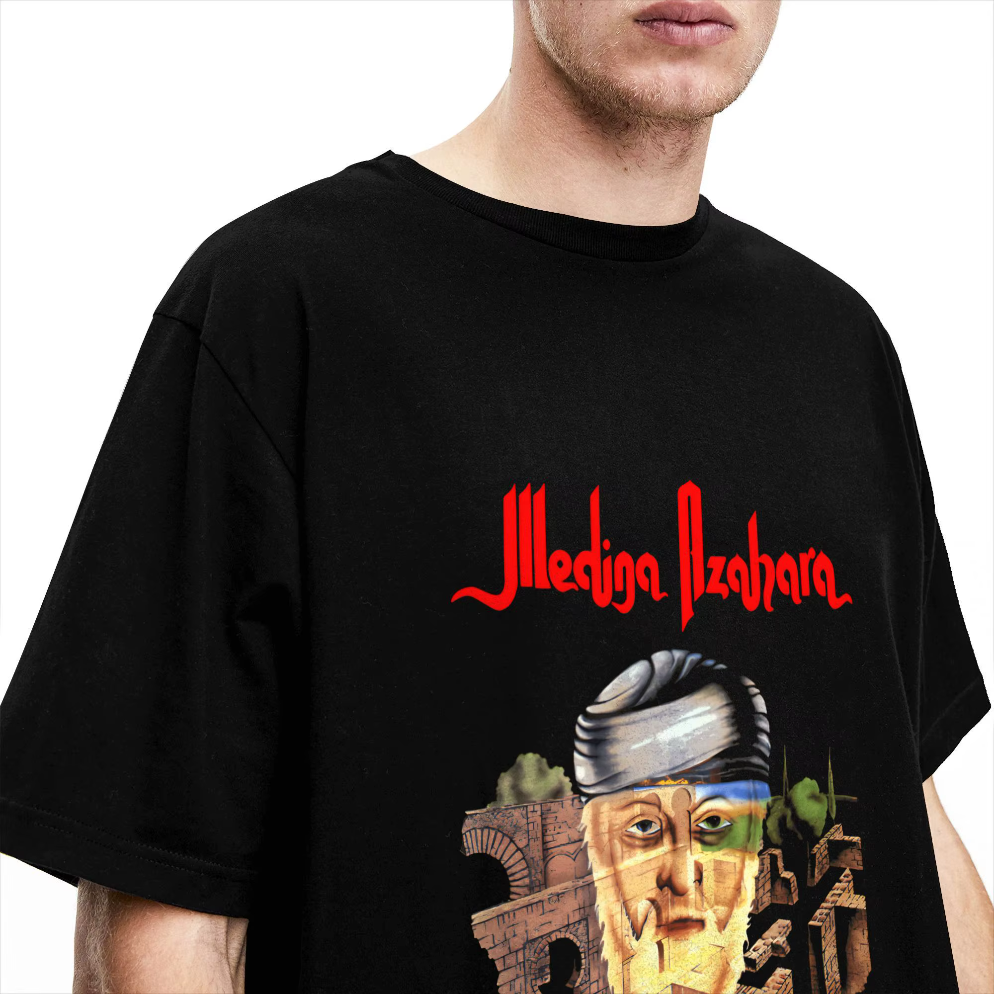 T-shirt surdimensionné en coton Spanish Rock Medina Azahara