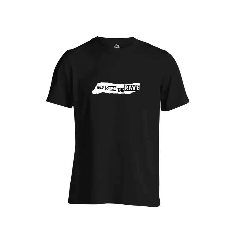 God Save The Rave T Shirt Uk House Techno Jungle Drum And Bass