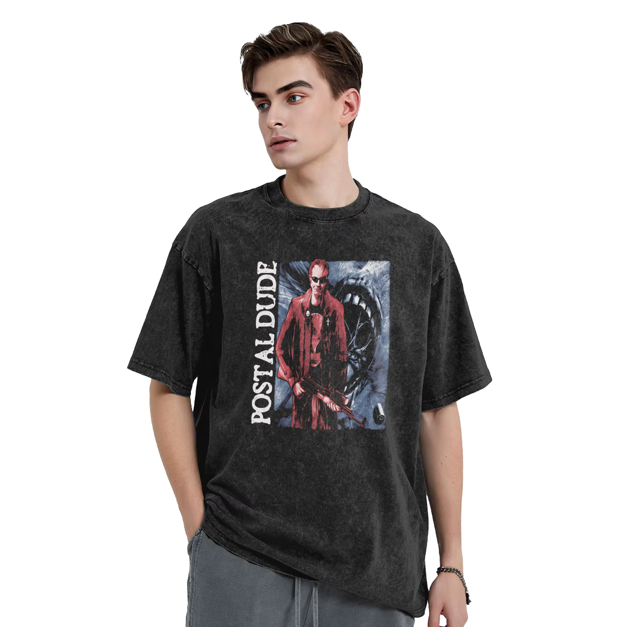 T-shirt décontracté Y2K pour homme