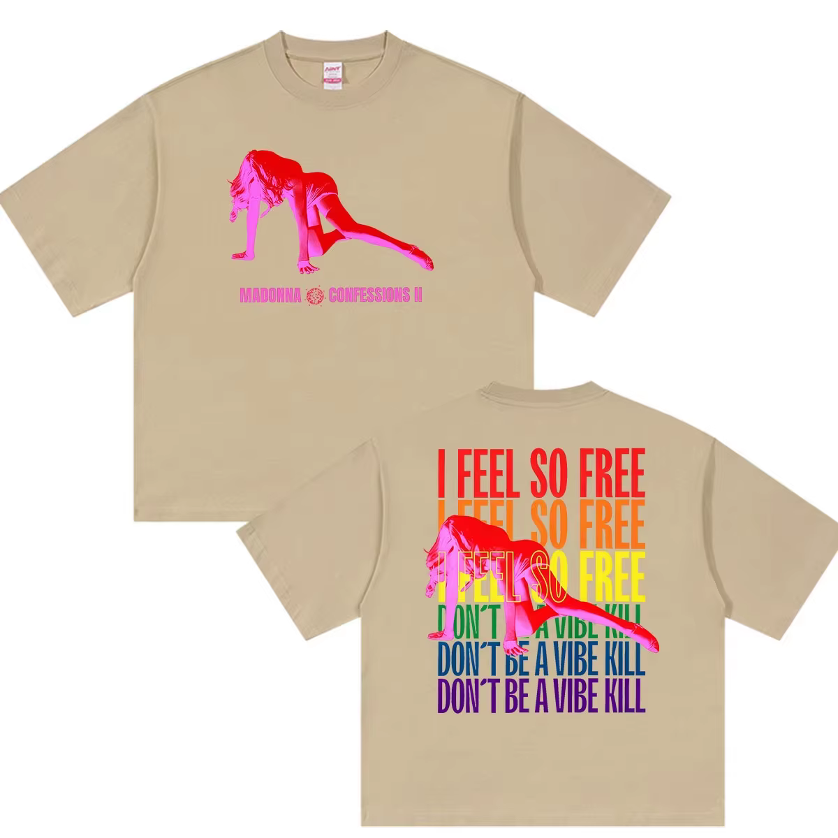 T-shirt Madonna « Confessions II » 2026 | T-shirt en coton lourd 230g
