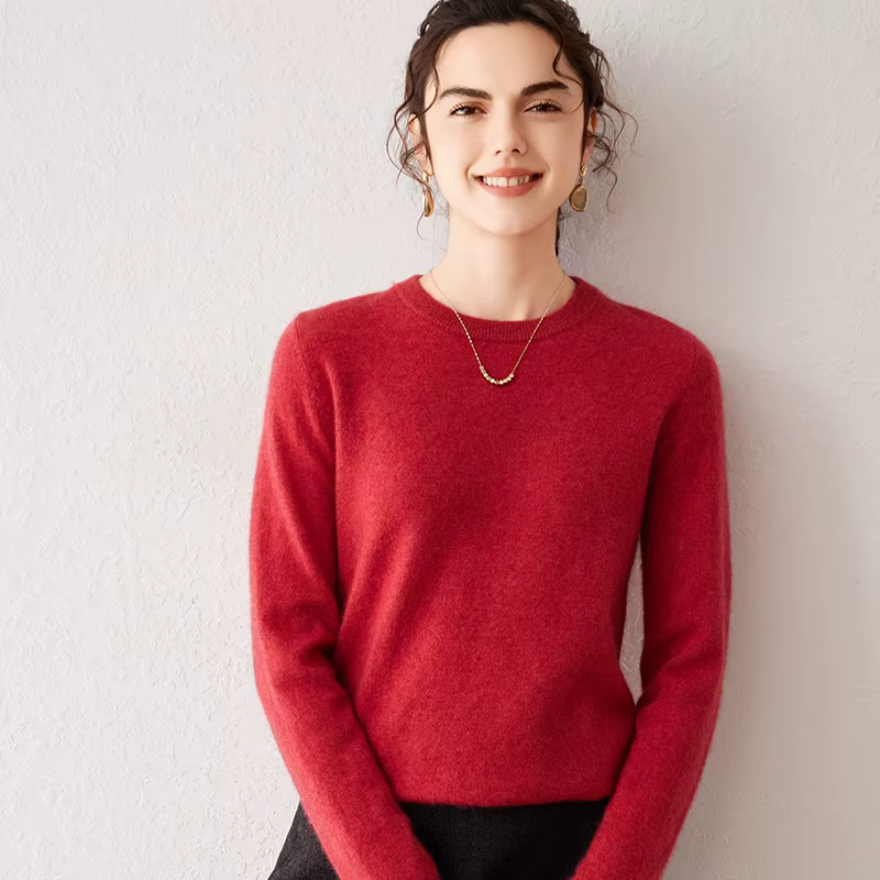 Pull en cachemire pur à 100 % pour femme