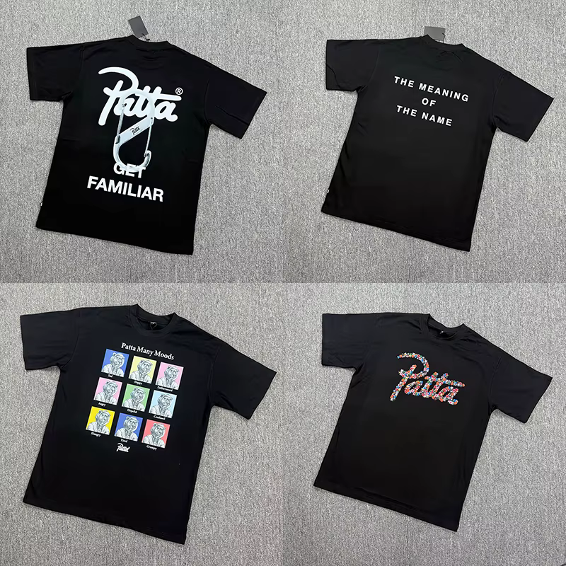 PATTA T-shirt Tops Hommes Femmes Quotidien Décontracté Plusieurs styles Imprimé Manches courtes