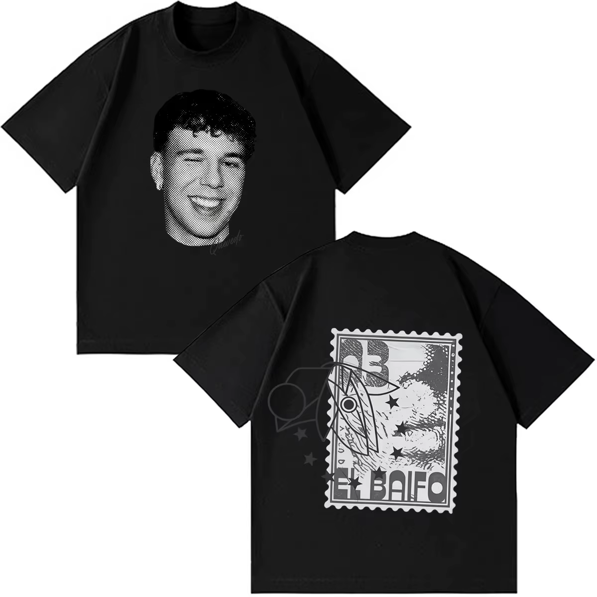 Soldes d'été : T-shirt graphique QUEVEDO EL BAIFO Album 2026 Tour pour Hommes et Femmes