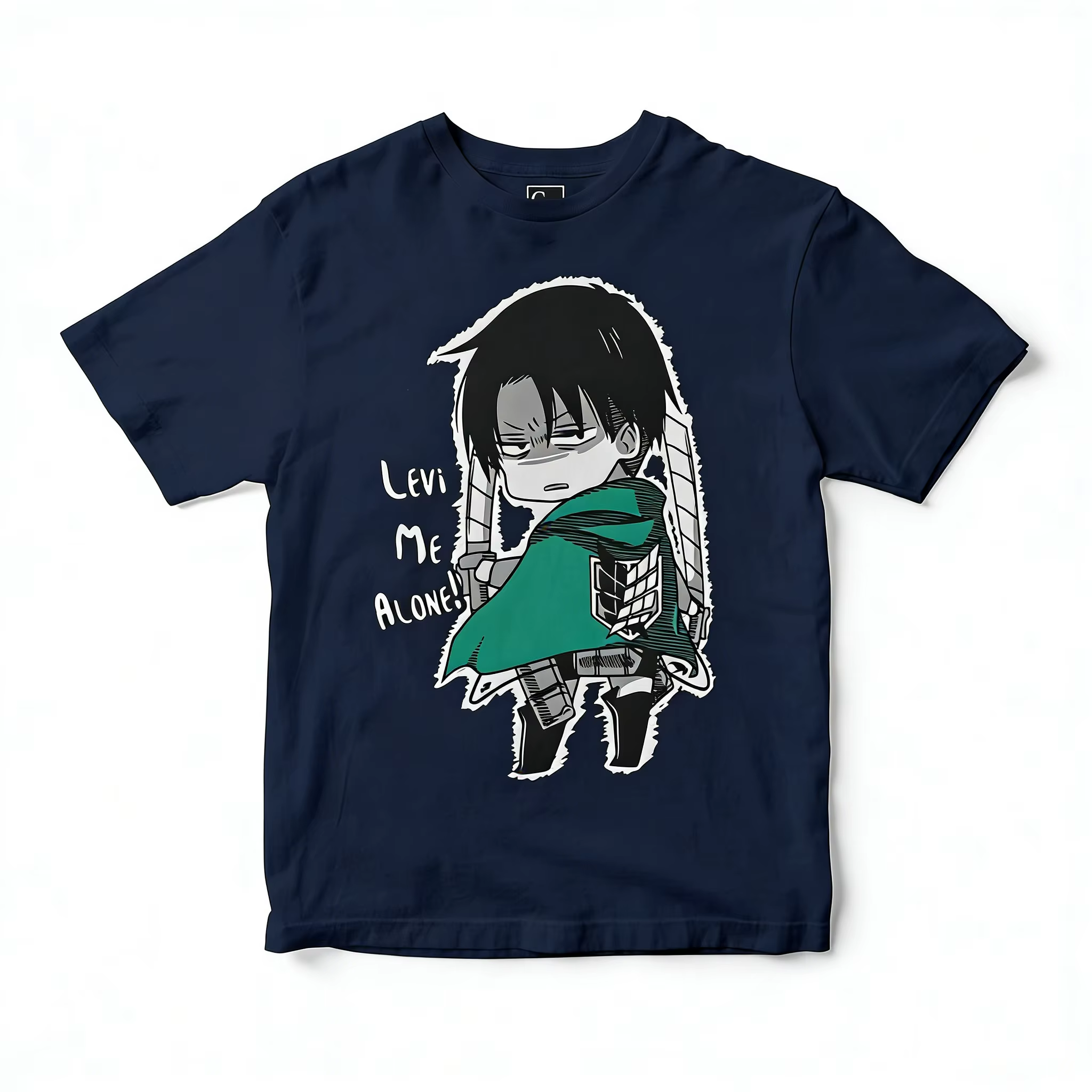 T-shirt imprimé Levi de l'anime Attack on Titan pour hommes et femmes