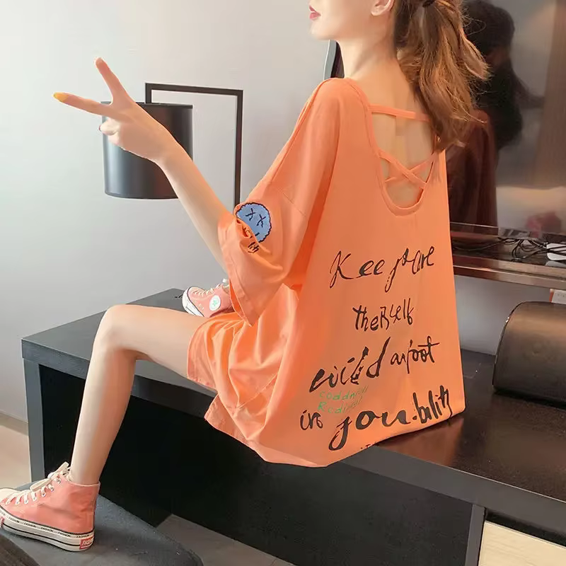 T-shirt Baggy Sexy pour Femme