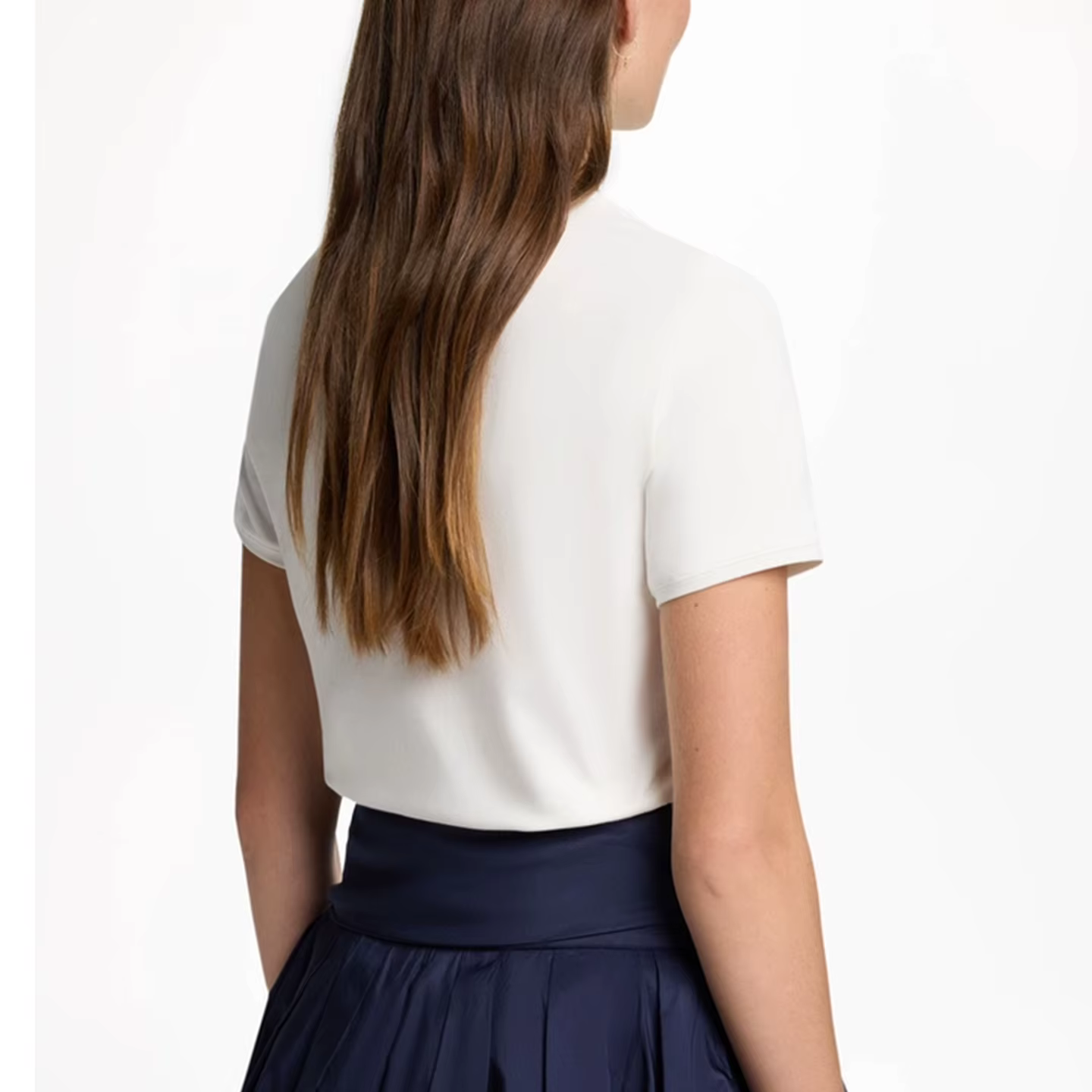 Vêtements pas chers - T-shirt en coton à manches courtes et col rond pour femme avec lettres - Style streetwear coréen décontracté - Haut esthétique