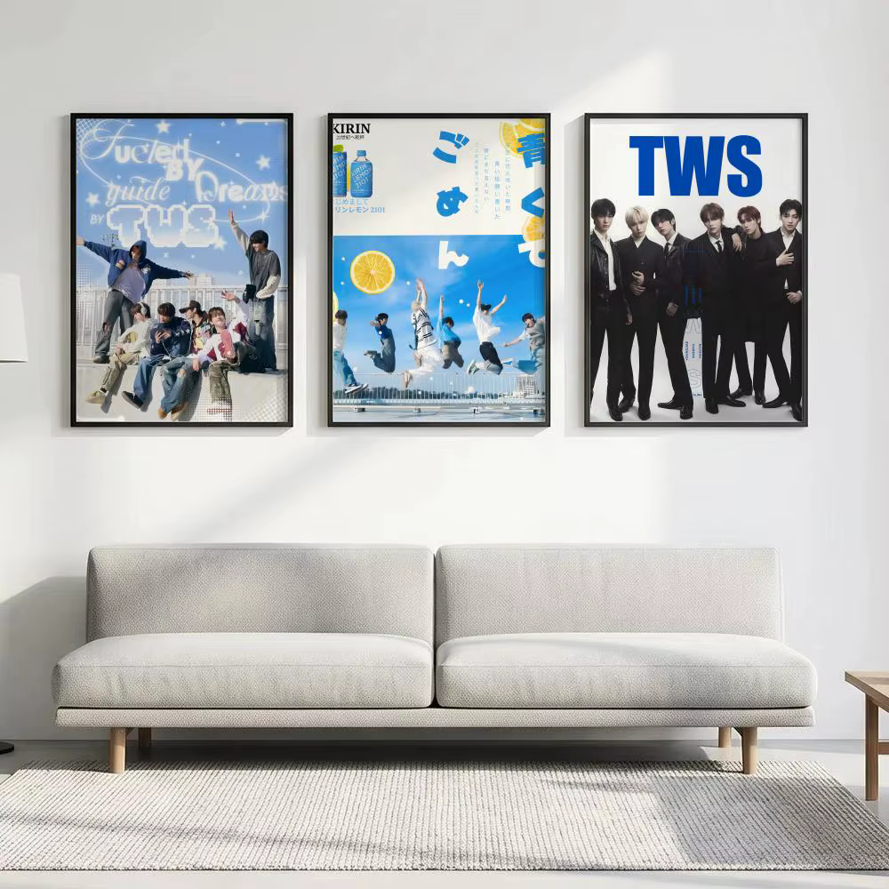 Affiche Idol T-TWS HD, imperméable, murale autocollante, décoration intérieure (salon, chambre, bar), esthétique