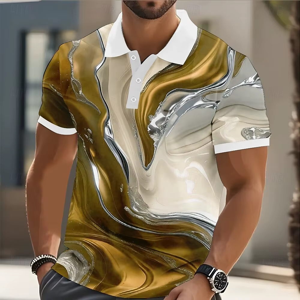 Polo en marbre pour hommes
