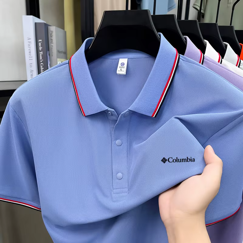 Nouveau Polo Décontracté Sportif Respirant pour Homme