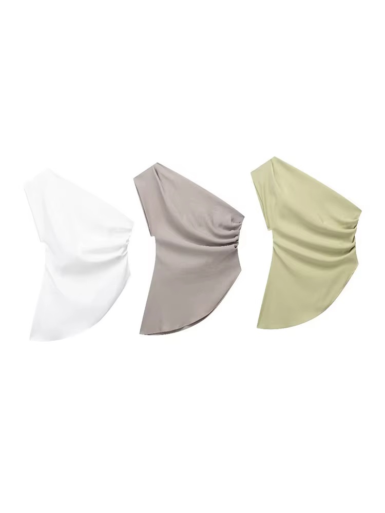T-shirt asymétrique pour femmes
