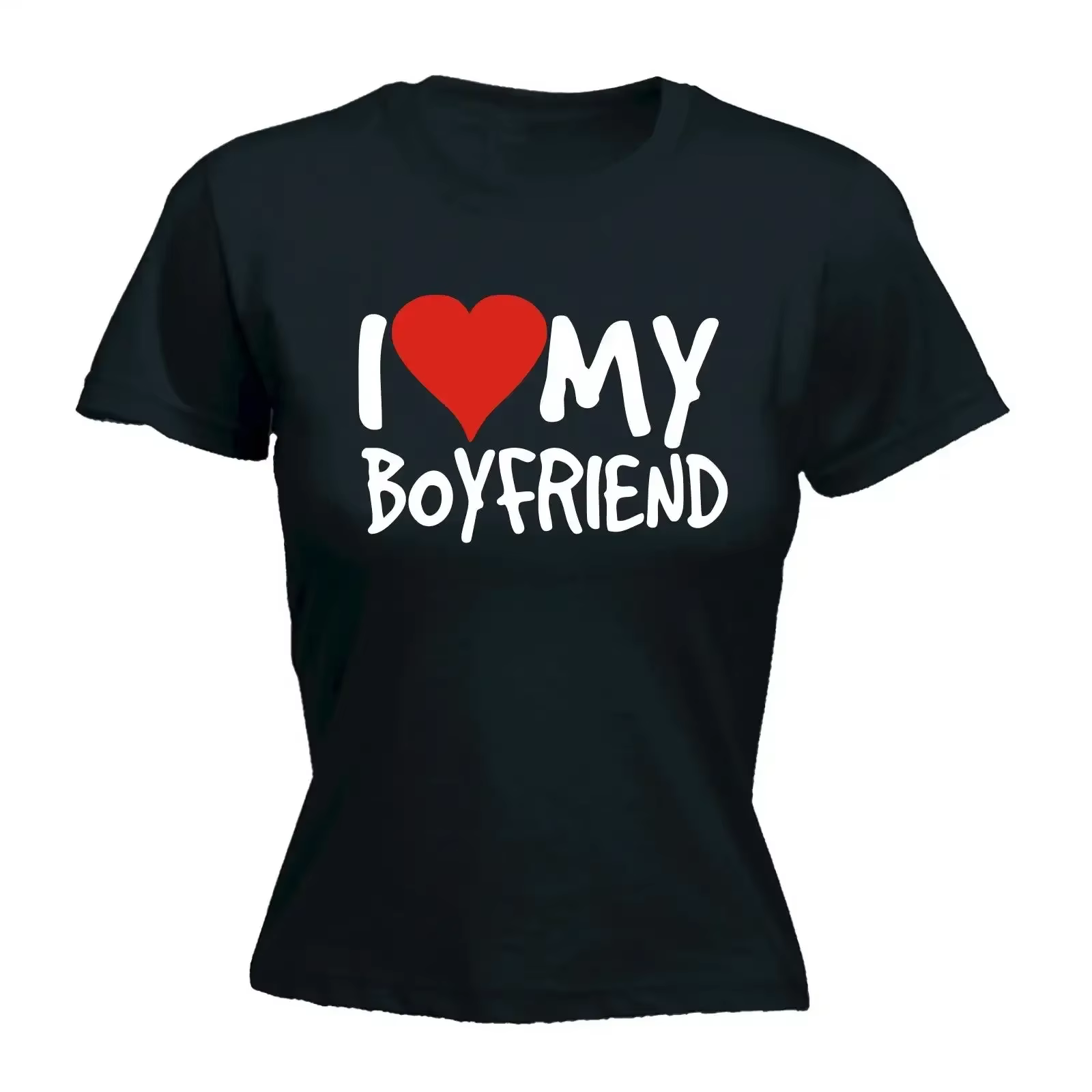 T-shirt humoristique Kawaii I Love My Mari Boyfriend WOMENS