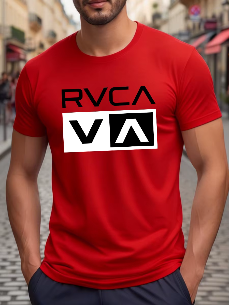 T-shirt blanc à manches courtes et col rond avec imprimé graphique noir