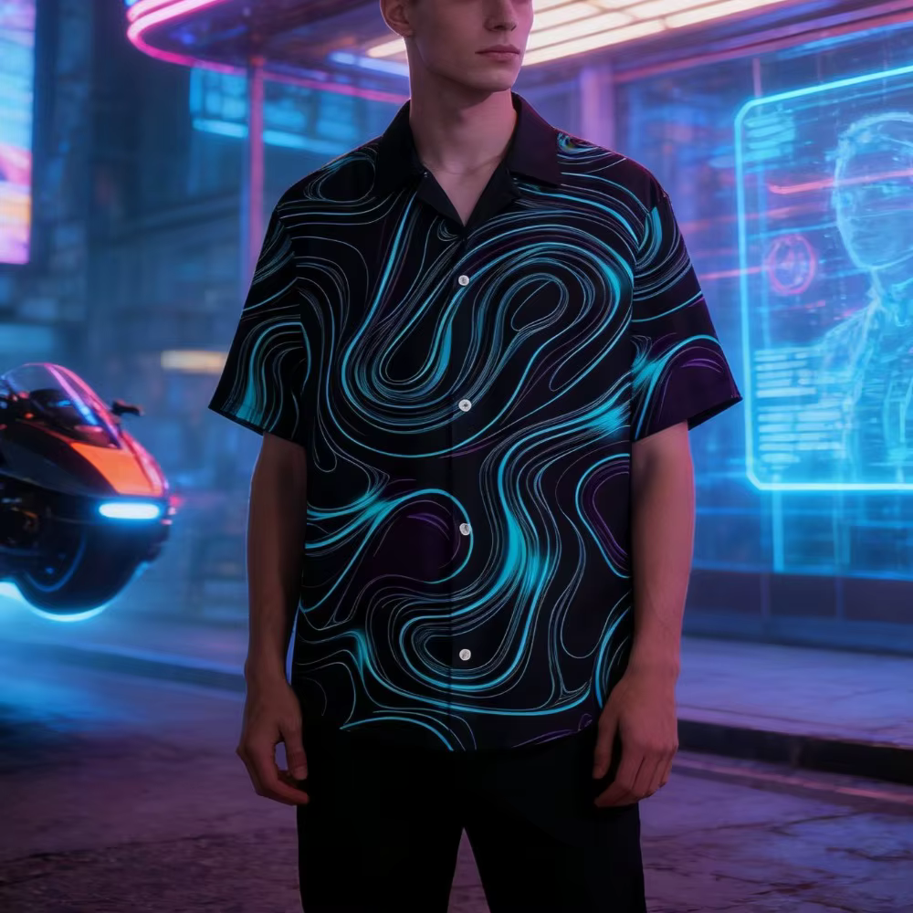 Chemise à manches courtes pour homme