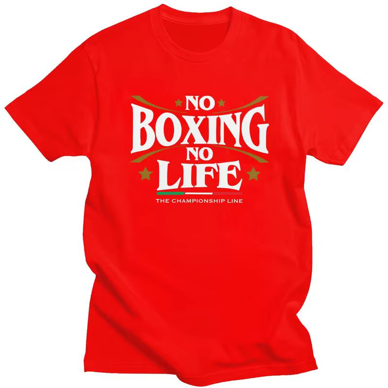 T-shirts « No Boxing No Life » pour hommes et femmes