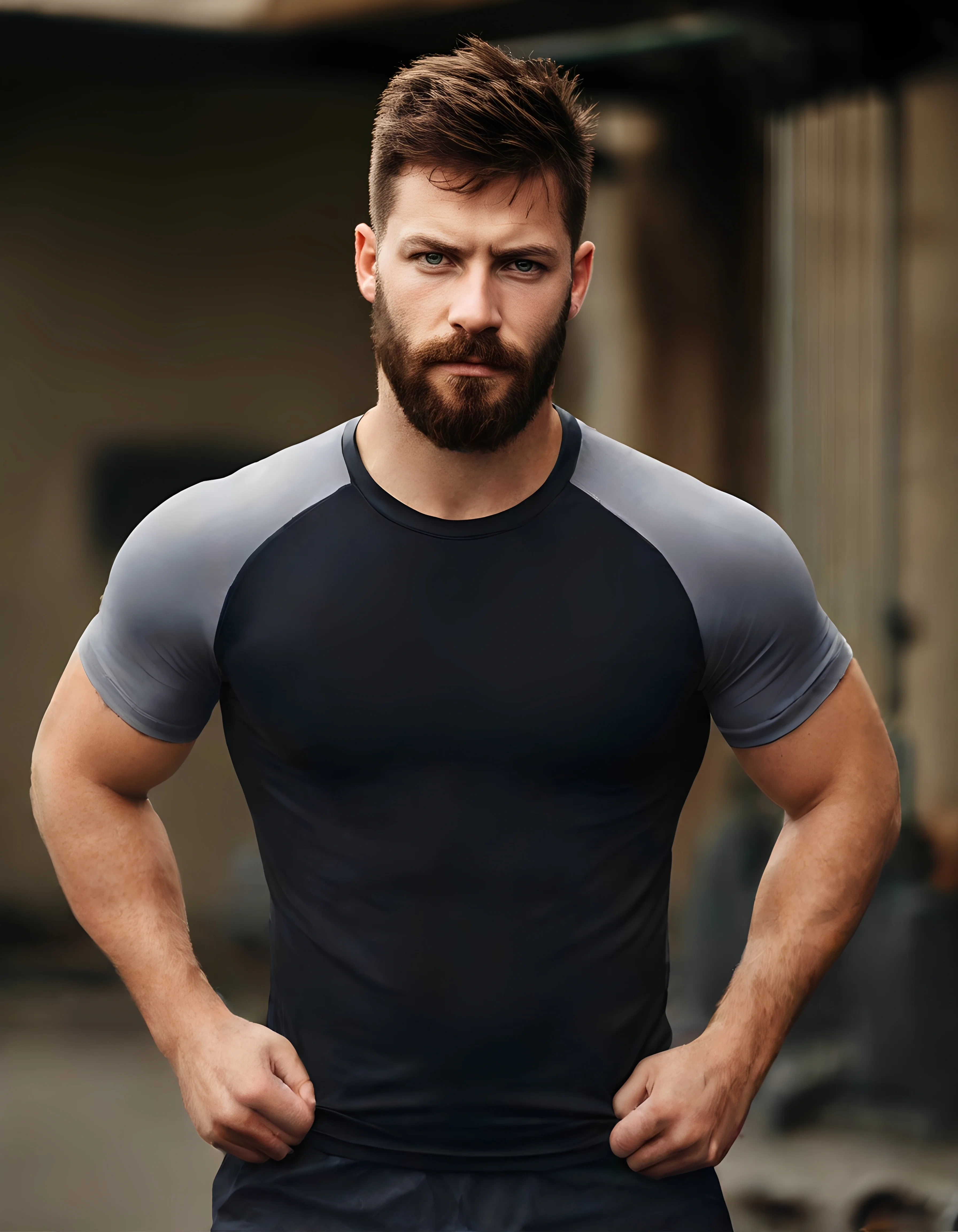 T-shirt Rash Guard pour Homme à Manches Courtes