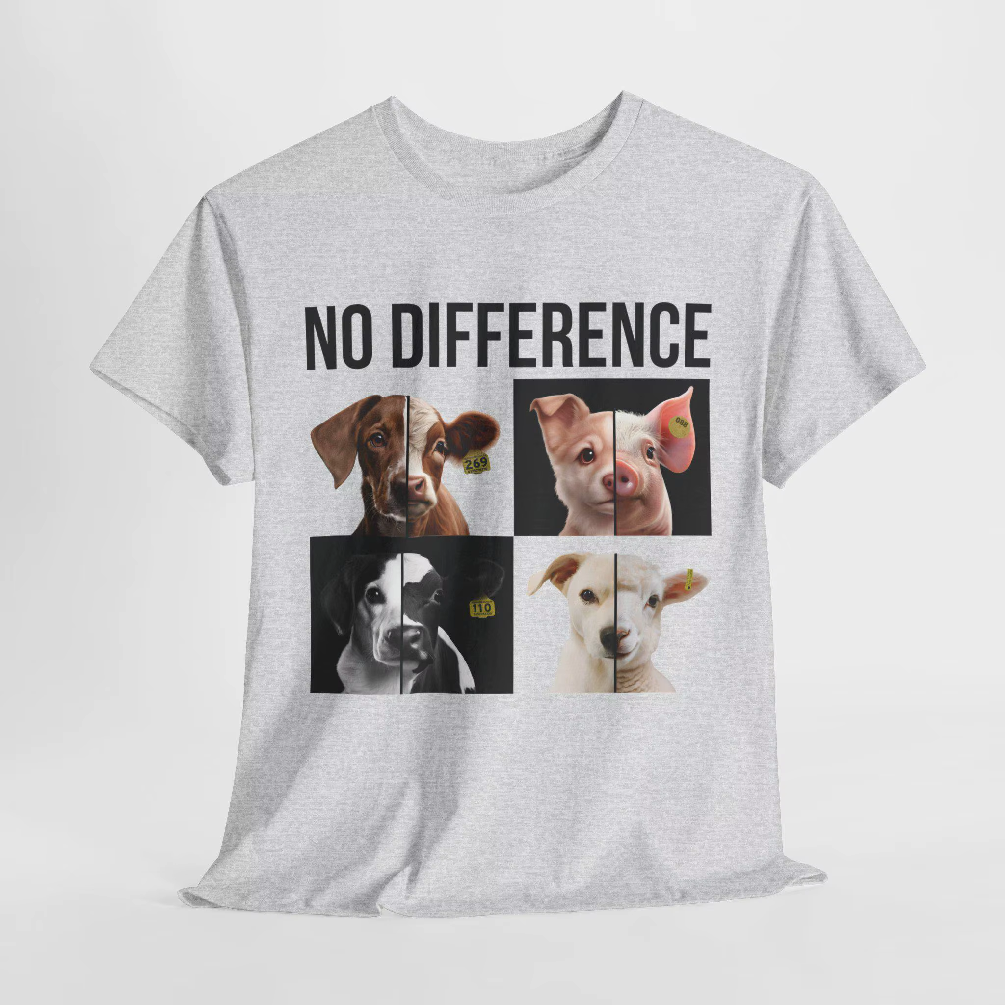 Nouveauté T-shirt Vegan Droits des Animaux pour Homme et Femme