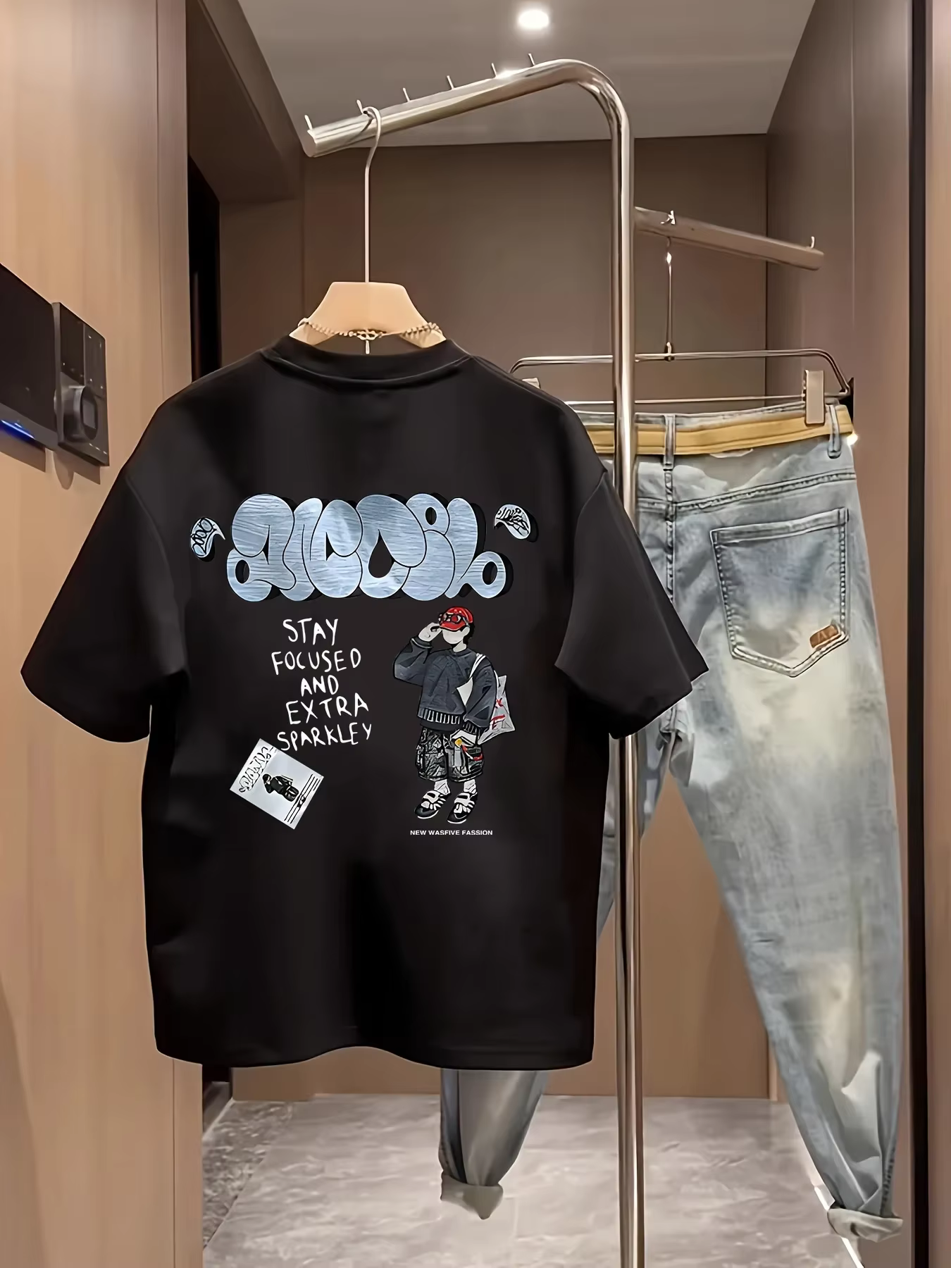 T-shirt oversize pour homme