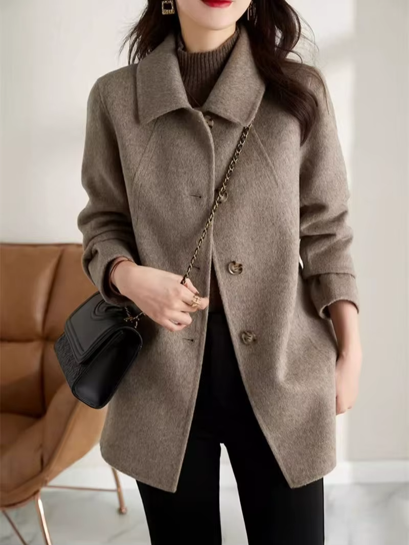 Manteau en laine et mélanges pour femmes