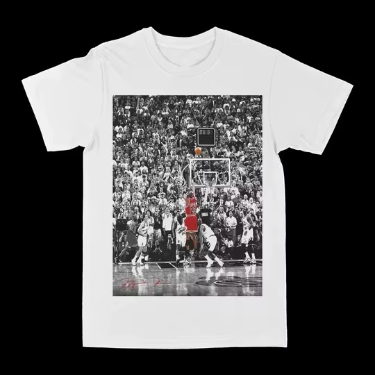 2025 Michael Jordan Signature Moment tendance impression graphique été marque de luxe coton hommes et femmes T-Shirts manches courtes
