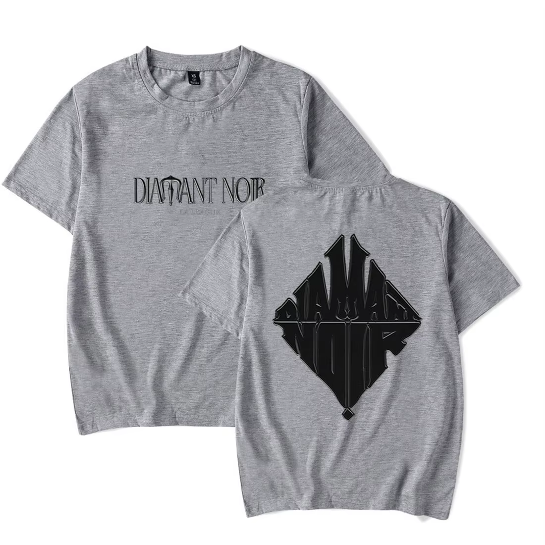 Werenoi Diamant Noir T-shirt Unique à manches courtes hauts
