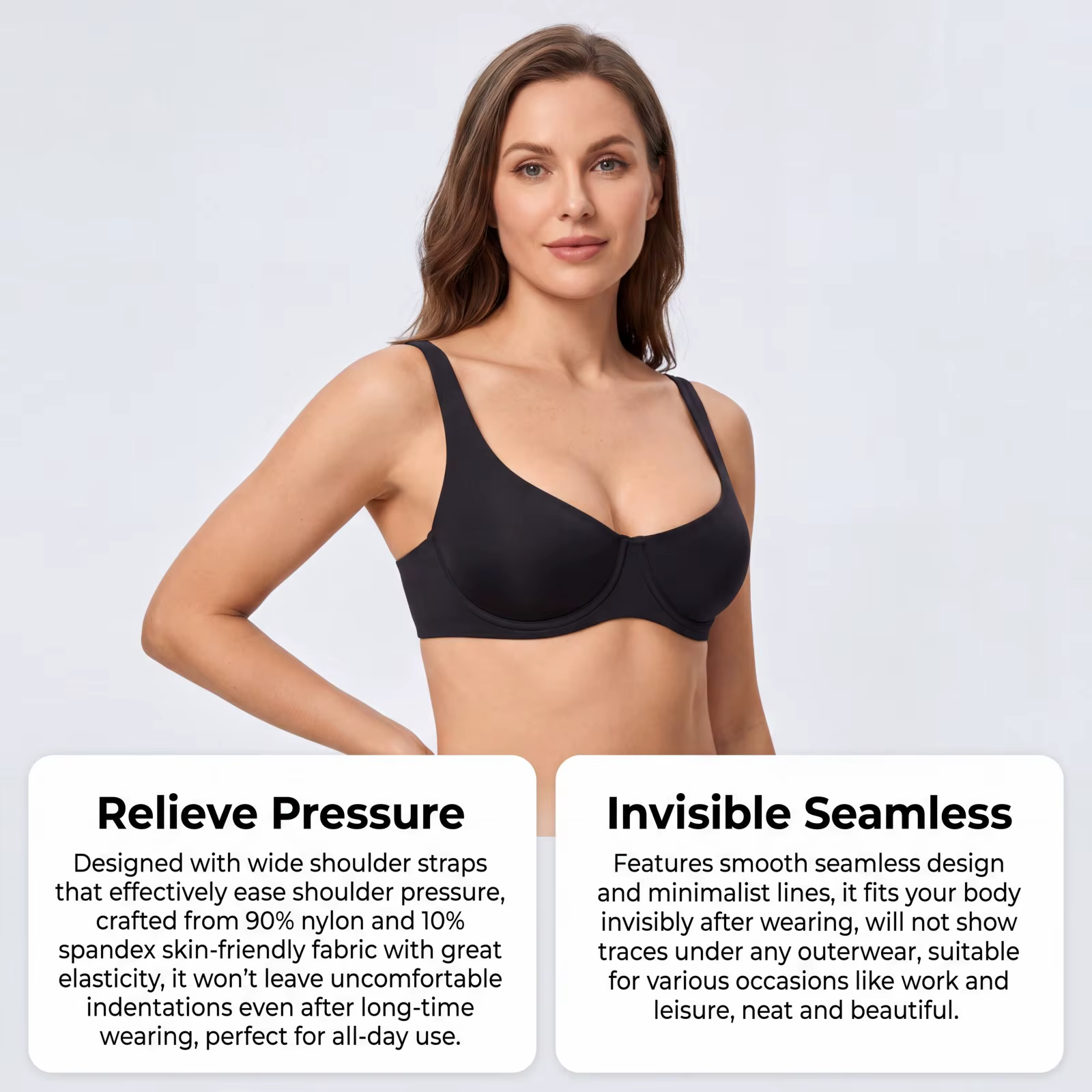 Soutien-gorge T-shirt pour femme