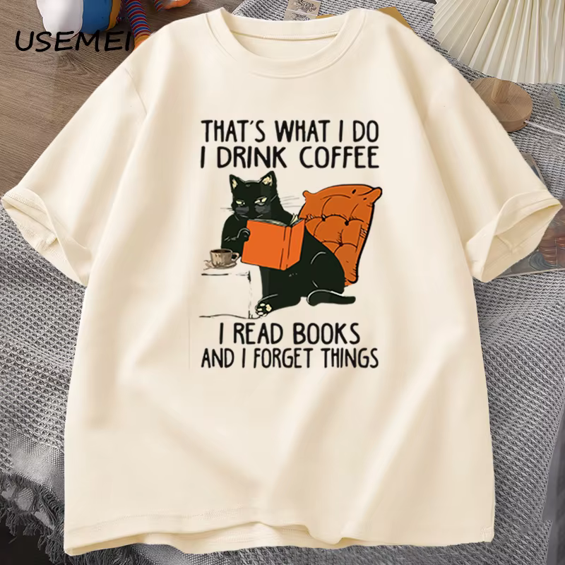 T-shirt chat mignon pour femmes et hommes