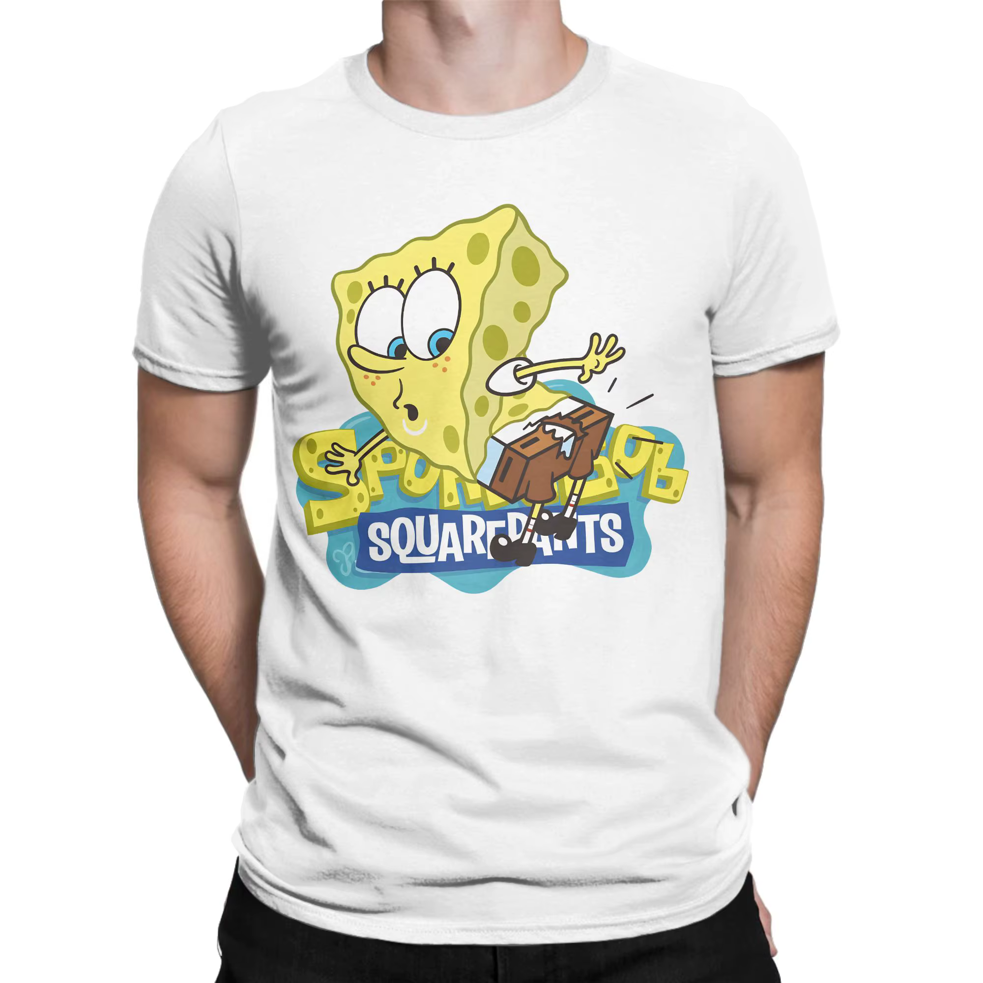 T-shirts Spongebob pour hommes