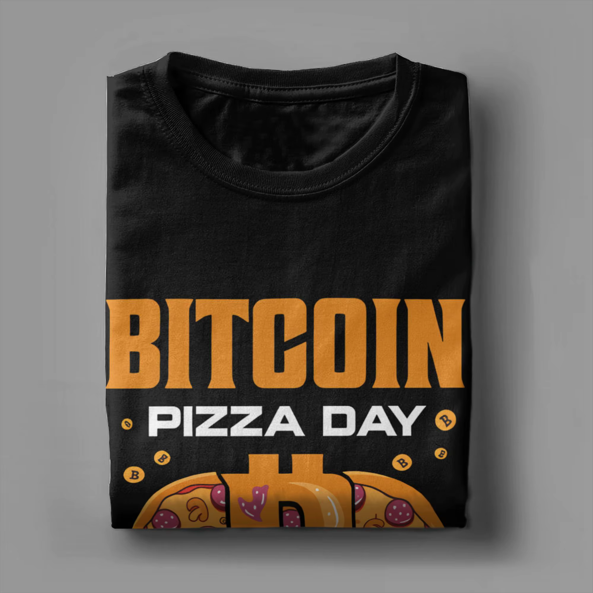 T-shirt Bitcoin BTC en coton pour hommes, t-shirt décontracté à manches courtes, Y2K Fun Tops