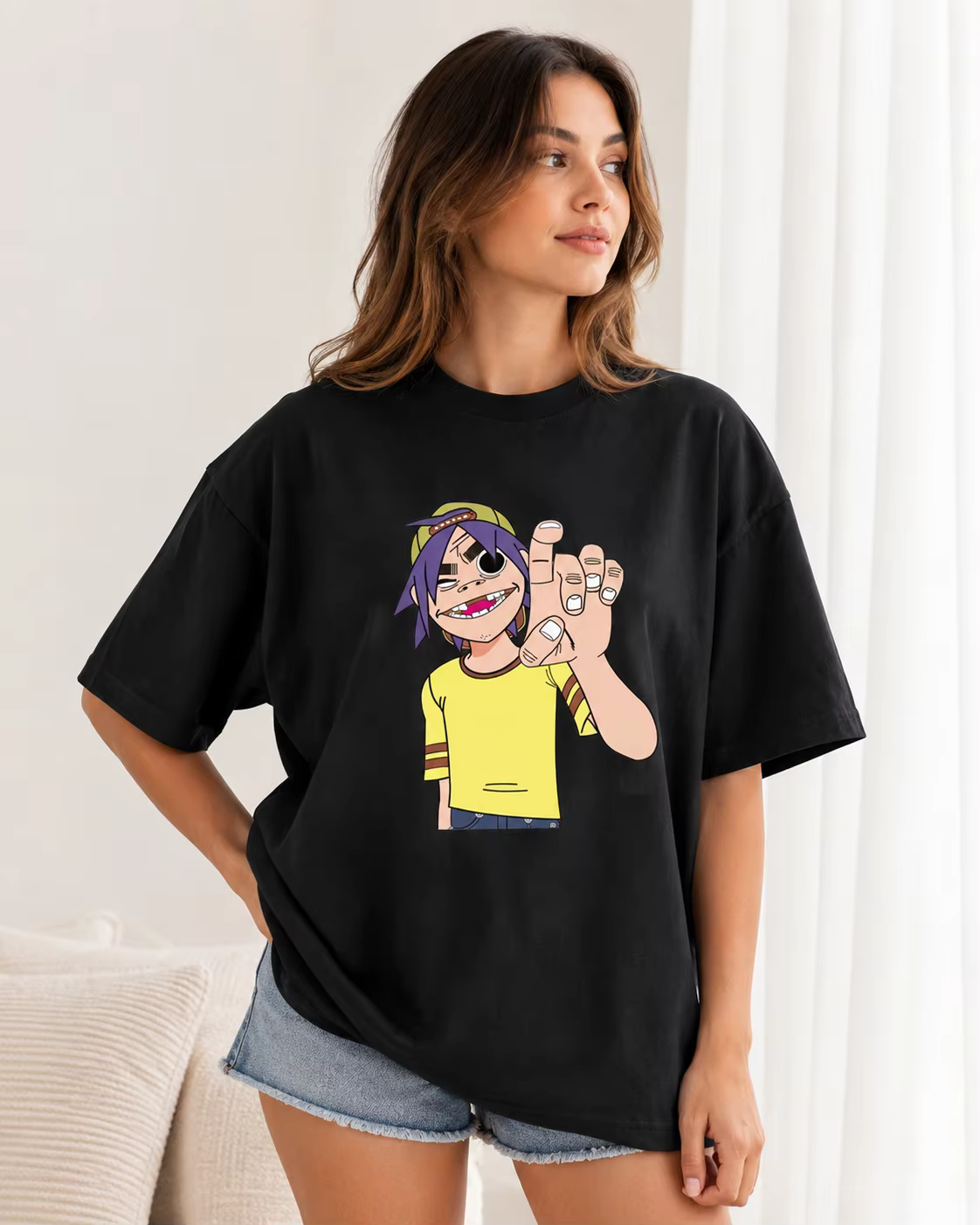 T-shirt avec motif The Teenage Gorillaz