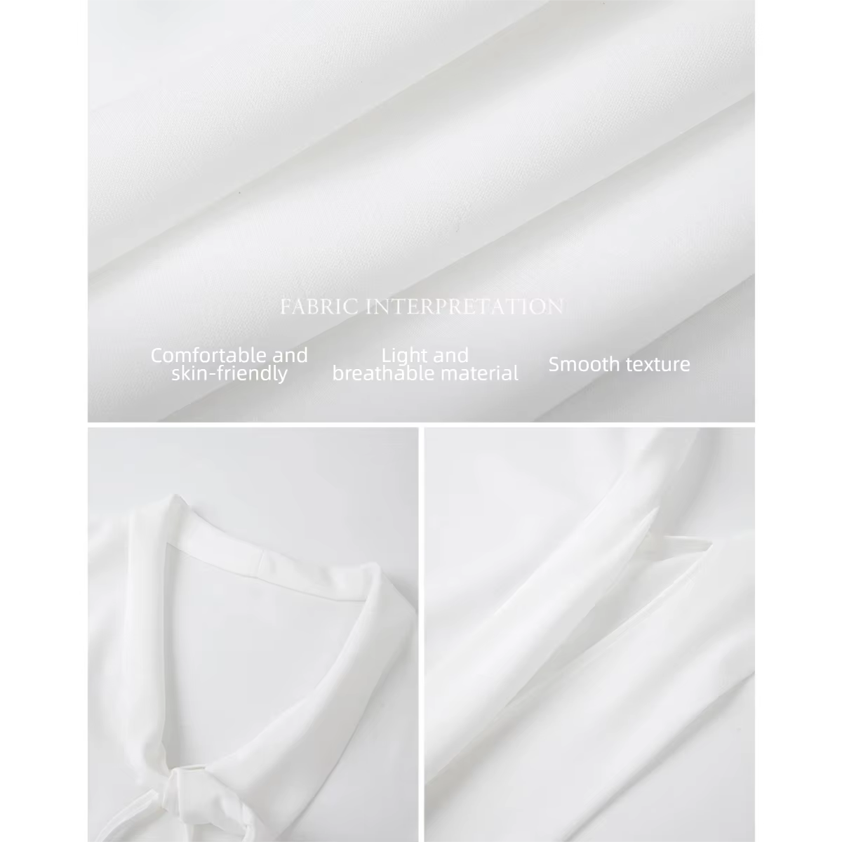 Chemisier sans manches blanc VIMLY pour femme