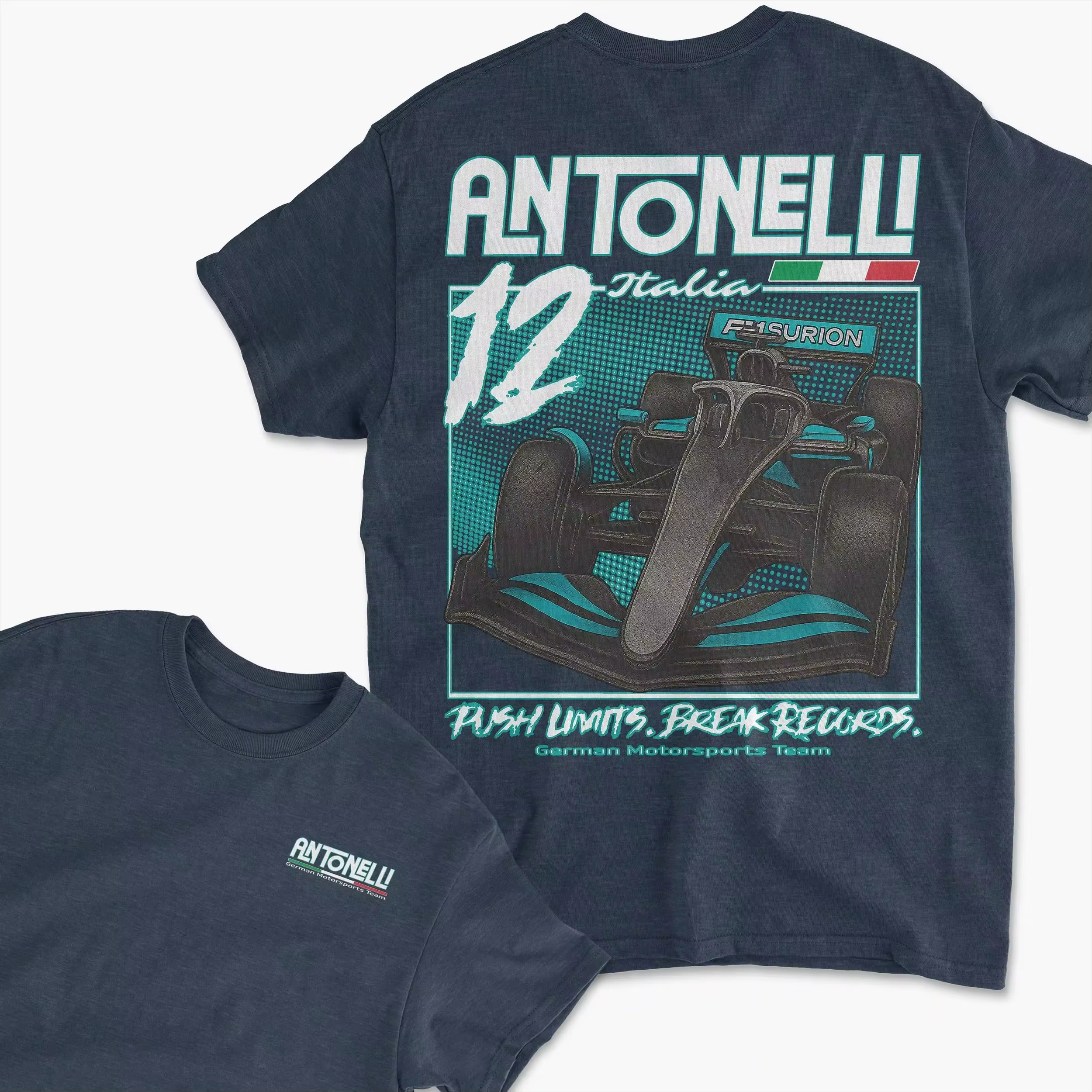 T-shirt unisexe 100% coton du champion du Grand Prix Kimi Antonelli