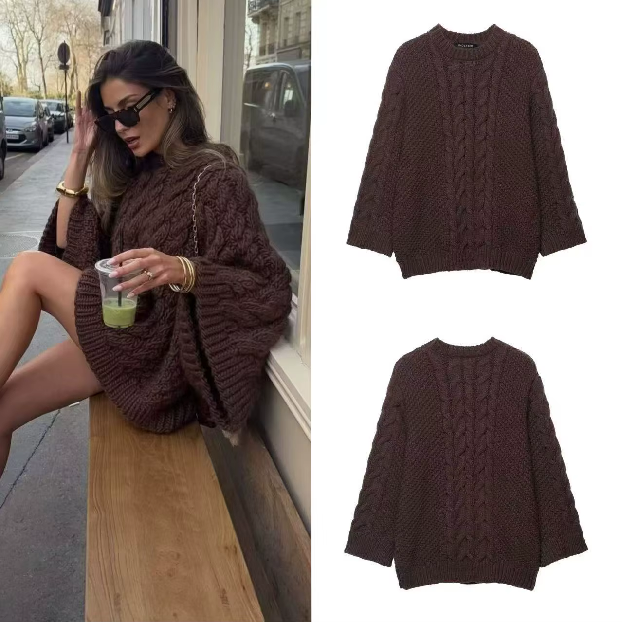 Pull tricoté élégant pour femmes