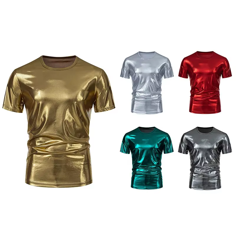 T-Shirt à manches courtes et col rond pour hommes