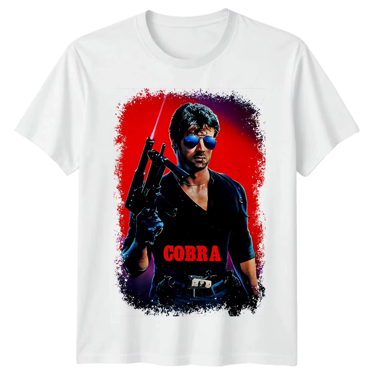 T-shirt Cobra 1986 rétro pour hommes et femmes